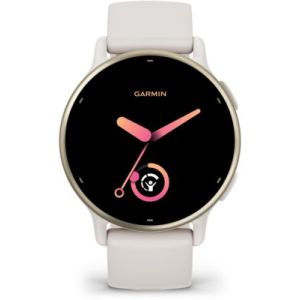 GARMIN Vivoactive 5 Cream gold bracelet ivoire Montre sport