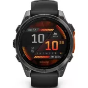 GARMIN Fenix 8 47mm silver avec bracelet gris Montre sport