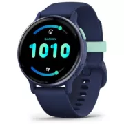 GARMIN Vivoactive 5 Metallic Blue bracelet bleu Montre sport
