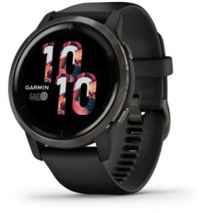 Image : GARMIN Venu 2 Grey avec bracelet noir Montre sport