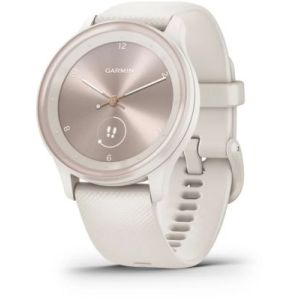 Image : GARMIN Vivomove Sport PeachGold bracelet ivoire Montre sante