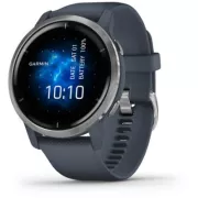 GARMIN Venu 2 Silver avec bracelet bleu gris Montre sport