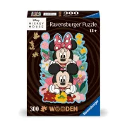 Ravensburger Puzzle En Bois Mickey Et Minnie 300 Pieces Disney