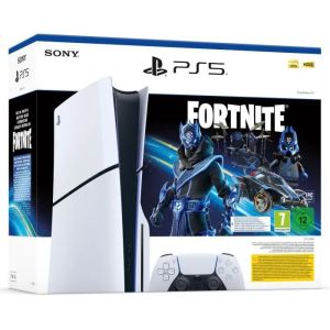 Image : Console PS5 (modele Slim) + Fortnite Cobalt Star SONY