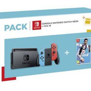 Image : Nintendo Switch Neon + FIFA 19