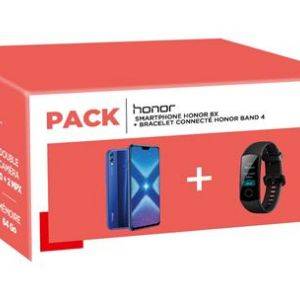 Image : Pack Honor 8X 64 Go Bleu + Bracelet connecte Band 4