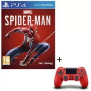 Pack Marvel's Spider-Man + Manette PS4 DualShock 4 Rouge