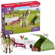 Schleich 42533 HORSE CLUB – Aventures au camping de Sarah