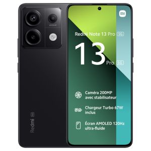 Image : Xiaomi Redmi Note 13 Pro 256g 5g - Noir Smartphone