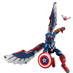 Image : LEGO 76296 Figurine du nouveau Captain America a construire Marvel