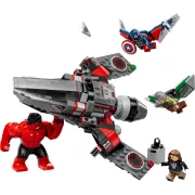 LEGO 76292 Captain America vs Hulk rouge Marvel