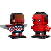 LEGO 40668 Figurines de Captain America et Hulk rouge Marvel