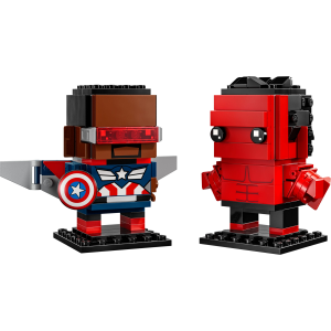 Image : LEGO 40668 Figurines de Captain America et Hulk rouge Marvel