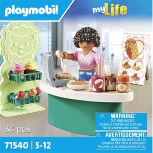 Image : Playmobil 71540 Stand de gaufres My Life