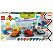 LEGO 10445 Voitures de course et pilotes d’une ecurie de F1 DUPLO Town
