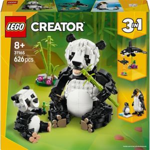 Image : LEGO 31165 Animaux sauvages : la famille de pandas Creator
