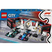 LEGO 60444 Garage de F1  et voitures Mercedes-AMG et Alpine City 