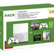 Xbox One S 1 To + 2eme Manette + PUBG + Assassins Creed Odyssey + Game Pass 3m + Xbox Live 6m