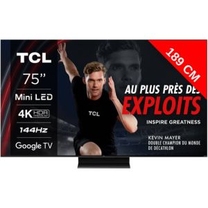 Image : TCL 75QM8B QD-Mini LED 75'