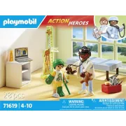 Playmobil 71619 Pediatre avec enfant Action Heroes