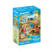 Playmobil 71512 Enfants avec famille de herissons My Life