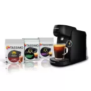 BOSCH Tas162ec3 Tassimo Finesse + 3 Packs De T-discs