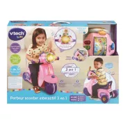 Vtech Baby Porteur scooter interactif 3 en 1 Rose