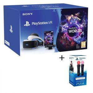 Image : PlayStation VR V2 + PlayStation Camera + VR Worlds + PlayStation Move