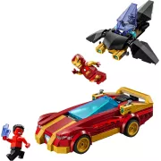 LEGO 76310 La voiture d'Iron Man et Black Panther contre Hulk rouge Marvel
