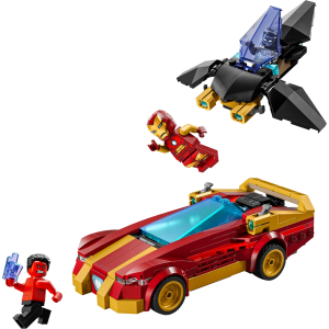 Image : LEGO 76310 La voiture d'Iron Man et Black Panther contre Hulk rouge Marvel