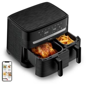 Image : MOULINEX Dual Easy Fry Essential noire Friteuse EZ901N