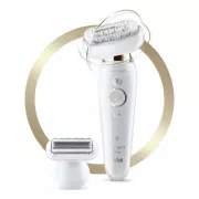 Braun Silk Epil 9002 3D Blanc épilateur electrique