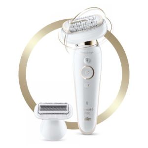 Image : Braun Silk Epil 9002 3D Blanc épilateur electrique