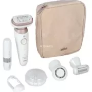 Braun silk-epil 9 flex 9-360 3d rose blanc