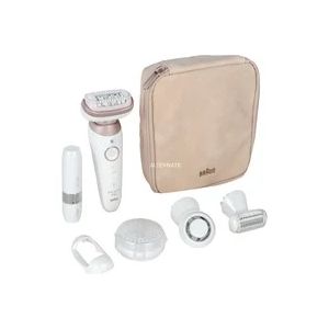 Image : Braun silk-epil 9 flex 9-360 3d rose blanc