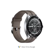 Xiaomi Watch 2 Pro bluetooth Boitier argente avec bracelet en marron