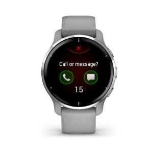 Image : Garmin Venu 2 Plus Argent avec bracelet Gris