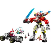 LEGO 71497 Robot-tigre de Cooper et bolide de Zero DREAMZzz
