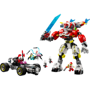 Image : LEGO 71497 Robot-tigre de Cooper et bolide de Zero DREAMZzz