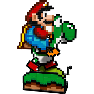 Image : LEGO 71438 Super Mario World Mario et Yoshi