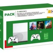 Pack Xbox One S 1 To + 2eme manette + Battlefield V Edition Deluxe + Battlefield 1943 + Battlefield 1 Revolution + Fallout 76 + Forza Horizon 4 + 1 mois dEA Access + 1 mois de Game Pass + 3 mois de Li