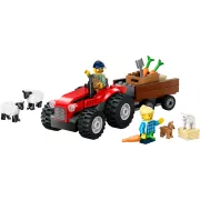 LEGO 60461 Tracteur agricole rouge avec remorque et moutons City