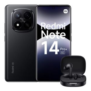 Image : Xiaomi Redmi Note 14 Pro+ 5G 512 Go Noir + Redmi Buds 6 Noir