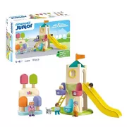 Playmobil 71703 Junior : Aire de Jeux avec Toboggan géant