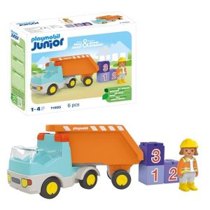 Image : Playmobil 71685 Junior : Camion Benne