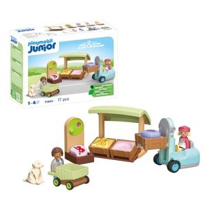 Image : Playmobil 71691 Junior : Etal de Fruits et légumes Bio