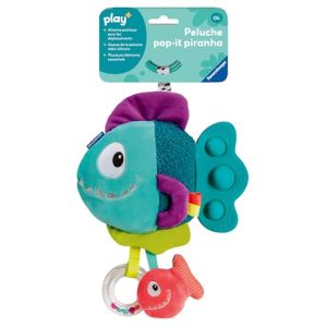 Image : Ravensburger Peluche Pop-it Piranha Bleu Play +