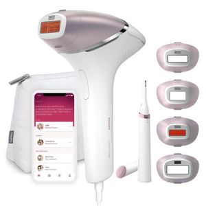 Image : Philips BRI949/00 Series 8000 Blanc et Rose Epilateur à lumière pulsée