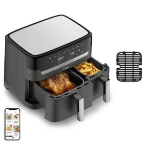 Image : MOULINEX YY5637FB Dual Easy Fry & Grill