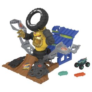 Image : MATTEL Coffret Combat Mega Wrex Vs Gorzilla HOT WHEELS